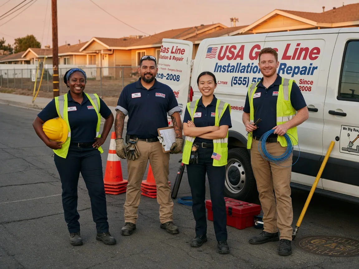 Gas Line Installation company in Encino, NM